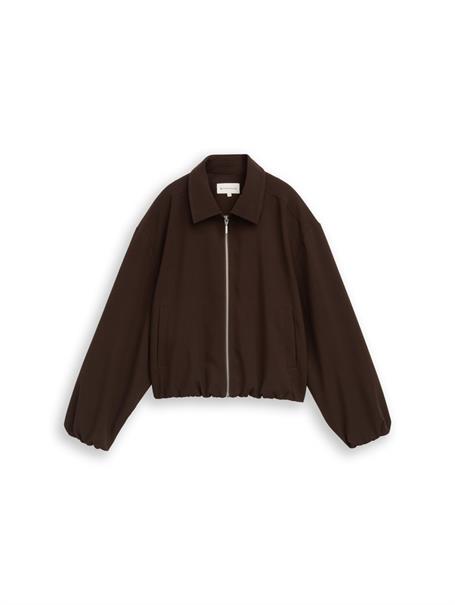 Loose Fit Blouson Jacke java dark brown