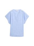 Loose Fit Bluse dreamy blue