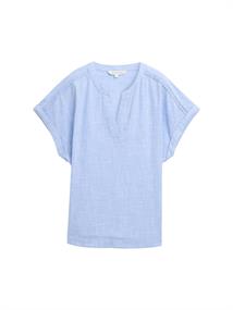 Loose Fit Bluse dreamy blue