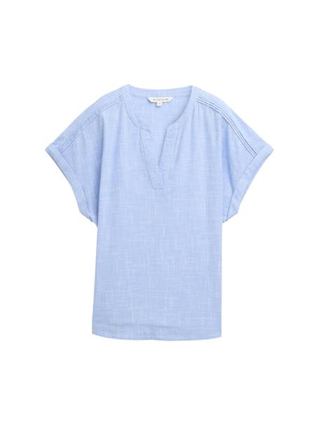 Loose Fit Bluse dreamy blue