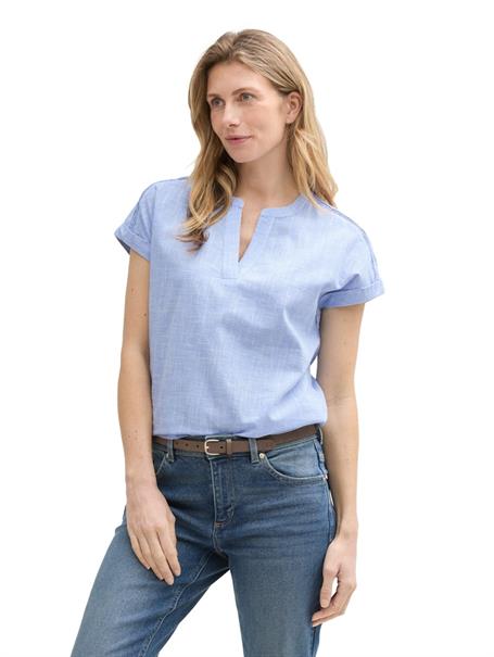 Loose Fit Bluse dreamy blue