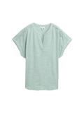 Loose Fit Bluse faded green