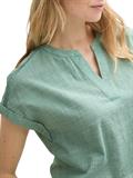 Loose Fit Bluse faded green