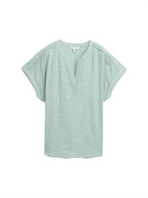 Loose Fit Bluse faded green
