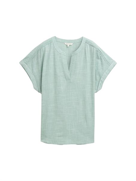 Loose Fit Bluse faded green
