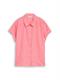 Loose Fit Bluse mit Leinenanteil soft fuchsia pink