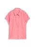 Loose Fit Bluse mit Leinenanteil soft fuchsia pink