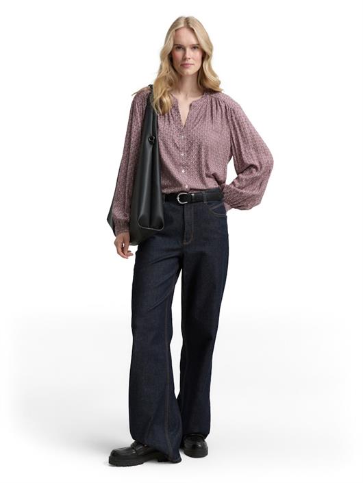 loose-fit-bluse-mit-muster-red-geometric-minimal-design