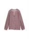 Loose Fit Bluse mit Muster red geometric minimal design
