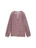 Loose Fit Bluse mit Muster red geometric minimal design