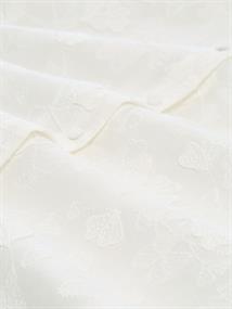 Loose Fit Bluse mit Stickerei white