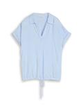 Loose Fit Bluse mit Streifenmuster blue white stripe