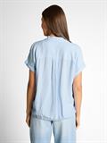 Loose Fit Bluse mit Streifenmuster blue white stripe