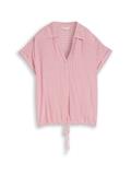 Loose Fit Bluse mit Streifenmuster cozy pink white stripe
