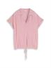Loose Fit Bluse mit Streifenmuster cozy pink white stripe