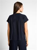 Loose Fit Bluse sky captain blue