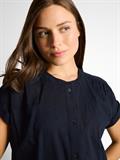 Loose Fit Bluse sky captain blue