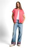 Loose Fit Bluse soft coral pink