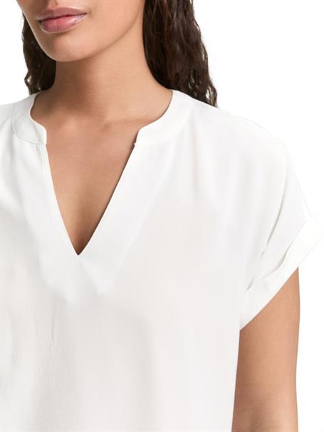 Loose Fit Bluse whisper white