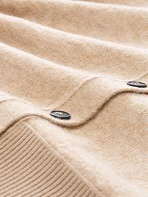 Loose Fit Cardigan mit Knopfleiste gravel beige melange