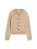 Loose Fit Cardigan mit Knopfleiste gravel beige melange