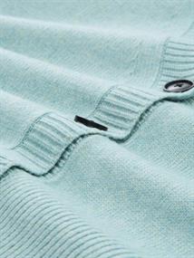 Loose Fit Cardigan mit V-Ausschnitt white moss melange