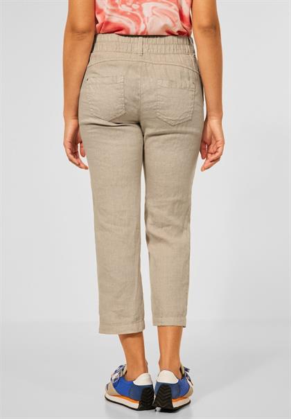 Loose Fit Cargo Leinenhose soft sand