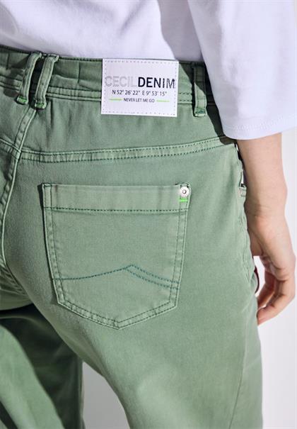 Loose Fit Color Hose dusty salvia green