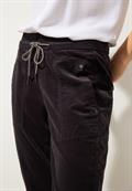 Loose Fit Cordhose dark pure grey