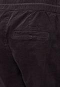Loose Fit Cordhose dark pure grey