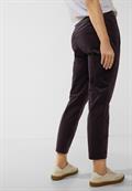 Loose Fit Cordhose dark pure grey