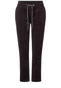 Loose Fit Cordhose dark pure grey