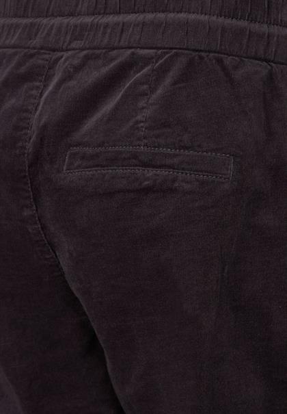Loose Fit Cordhose dark pure grey