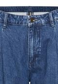 Loose Fit Denim aus reiner Baumwolle mid blue used