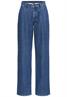 Loose Fit Denim aus reiner Baumwolle mid blue used