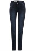 Loose Fit Denim blue-black used wash