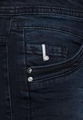 Loose Fit Denim blue-black used wash