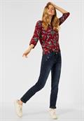 Loose Fit Denim blue-black used wash