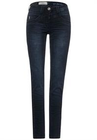 Loose Fit Denim blue-black used wash