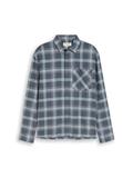 Loose Fit Hemd mit Karomuster urban medium grey check