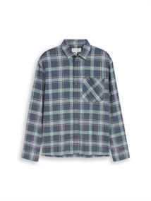 Loose Fit Hemd mit Karomuster urban medium grey check