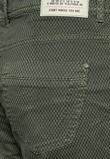Loose Fit Hose dark salvia green