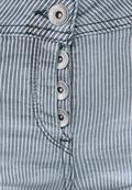 Loose Fit Hose in 3/4 Länge mid blue used wash