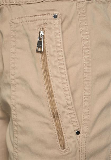 Loose Fit Hose in Lyocell light safari sand