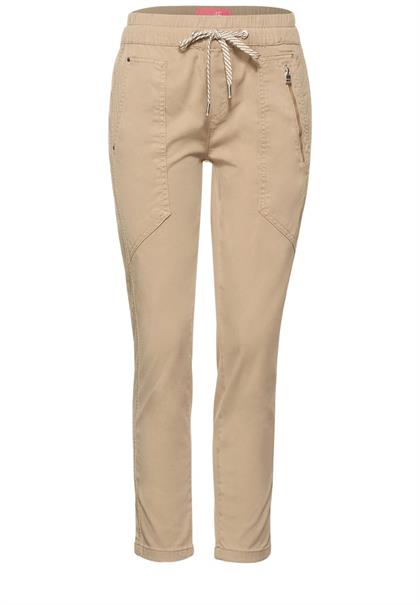 Loose Fit Hose in Lyocell light safari sand