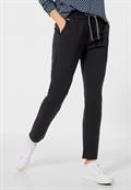 Loose Fit Hose in Unifarbe dark vintage blue