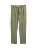 Loose Fit Hose mit Leinenanteil tree moss green