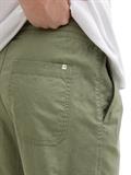 Loose Fit Hose mit Leinenanteil tree moss green
