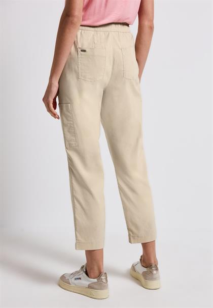 Loose Fit Hose mit Taschen coastal beige