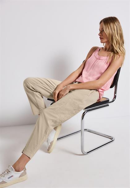 Loose Fit Hose mit Taschen coastal beige